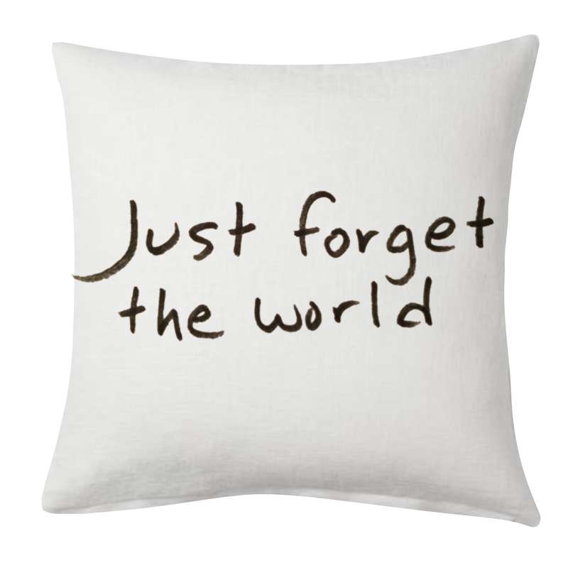 کاور کوسن مدل just forget the world