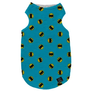 لباس سگ و گربه 27 طرح Batman Pattern Blue کد MH557 سایز S