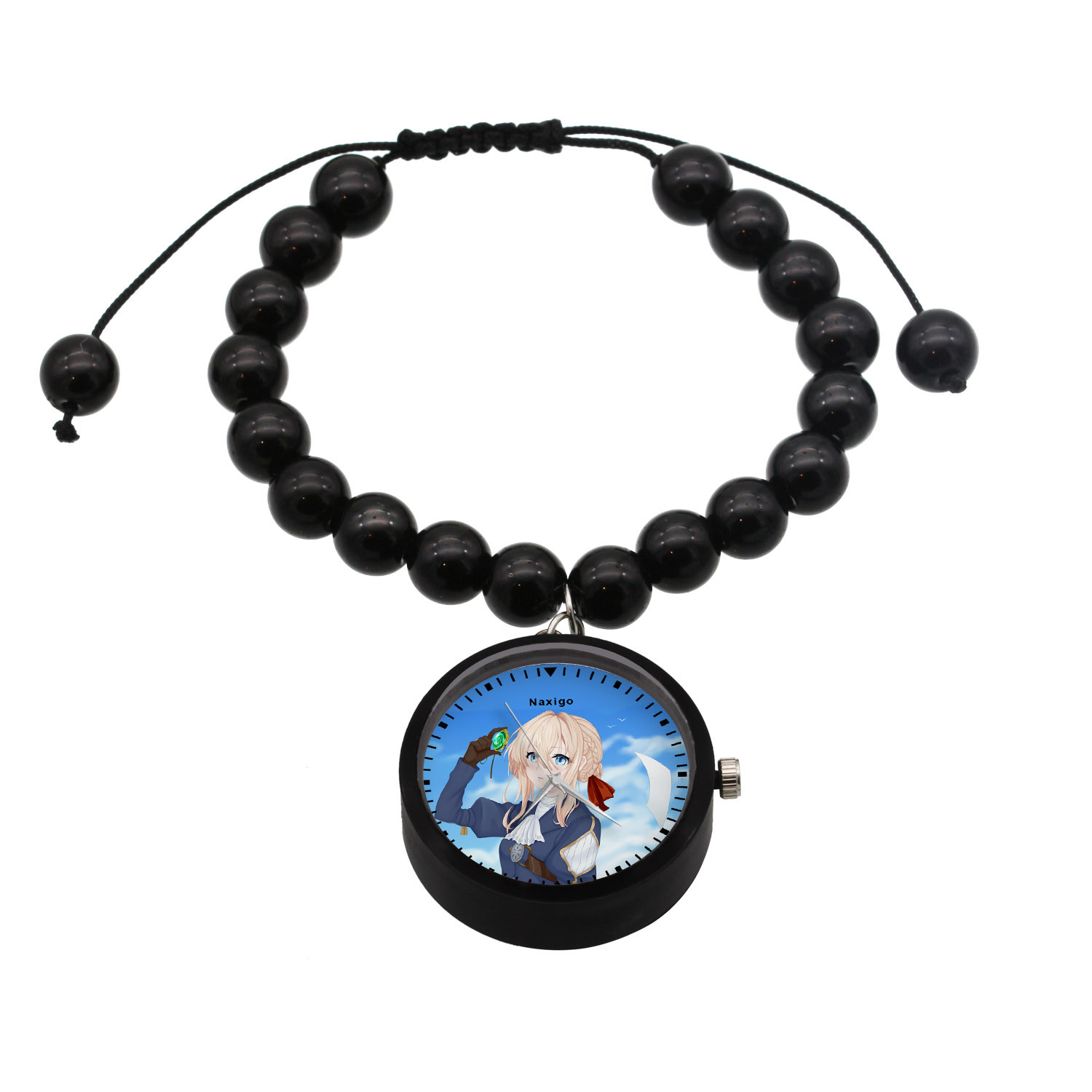 ساعت مچی عقربه ای ناکسیگو مدل Violet Evergarden کد BF13794 ساعت مچی عقربه ای ناکسیگو مدل Violet Evergarden کد BF13794
