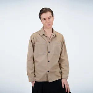 پیراهن آستین بلند یقه برگردان مردانه پاتن جامه مدل 04M8752