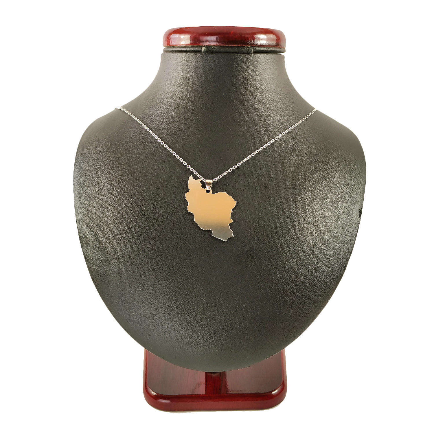 گردنبند آرشین توس مدل نقشه ایران N120 گردنبند آرشین توس مدل نقشه ایران N120