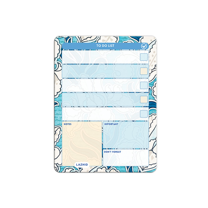 تخته وایت برد لاژید مدل برنامه ریزی سایز 14x18 سانتی متر