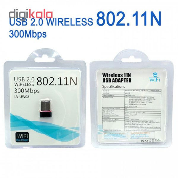 کارت شبکه usb بی سیم مدل 802N