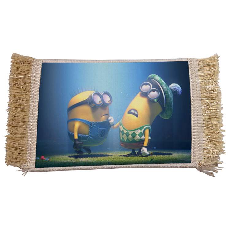 فرش ماشینی دیوارکوب مدل مینیون کد 30