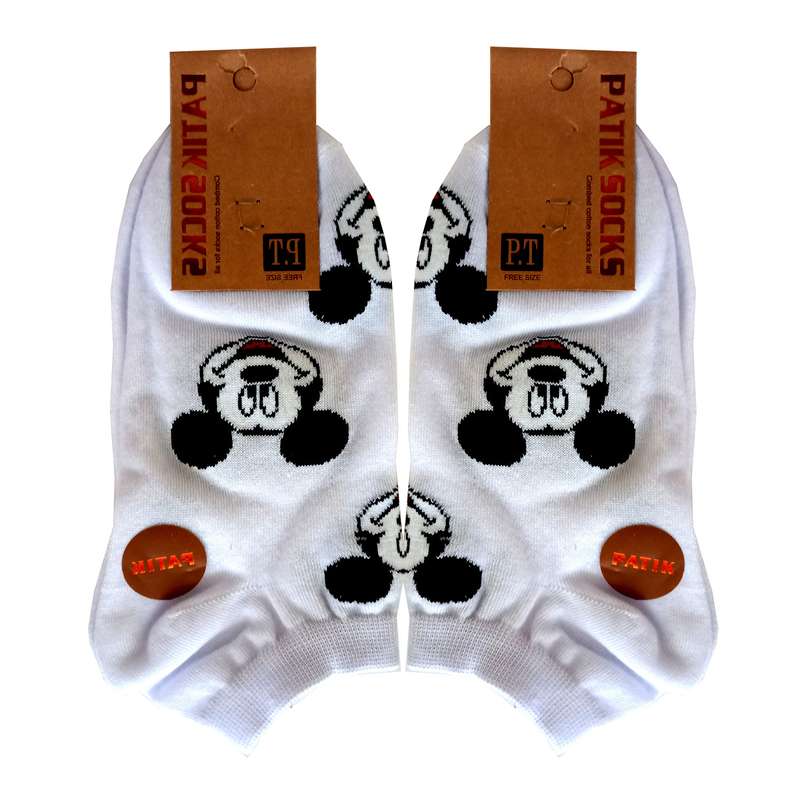 جوراب دخترانه مدل میکی موس