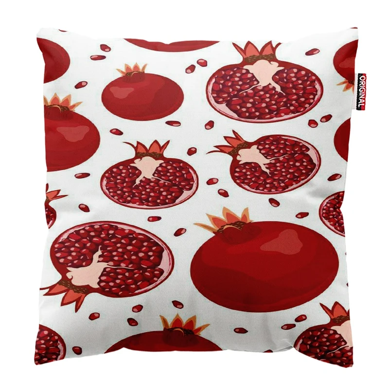 کوسن پاد آفرین مدل انار کد 824 سایز 30*30 سانتی متر