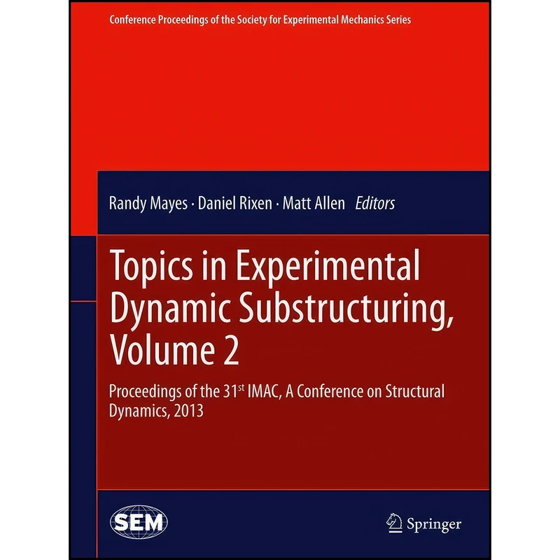 کتاب Topics in Experimental Dynamic Substructuring, Volume 2 اثر جمعي از نويسندگان انتشارات Springer