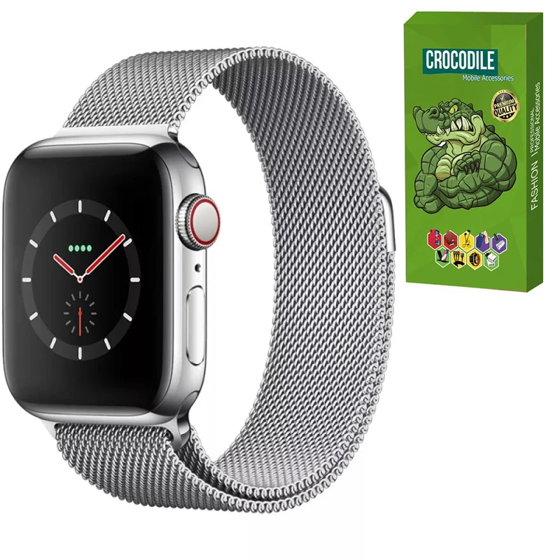 بند کروکودیل مدل Milanese - 023 مناسب برای اپل واچ 42/44 میلی متری