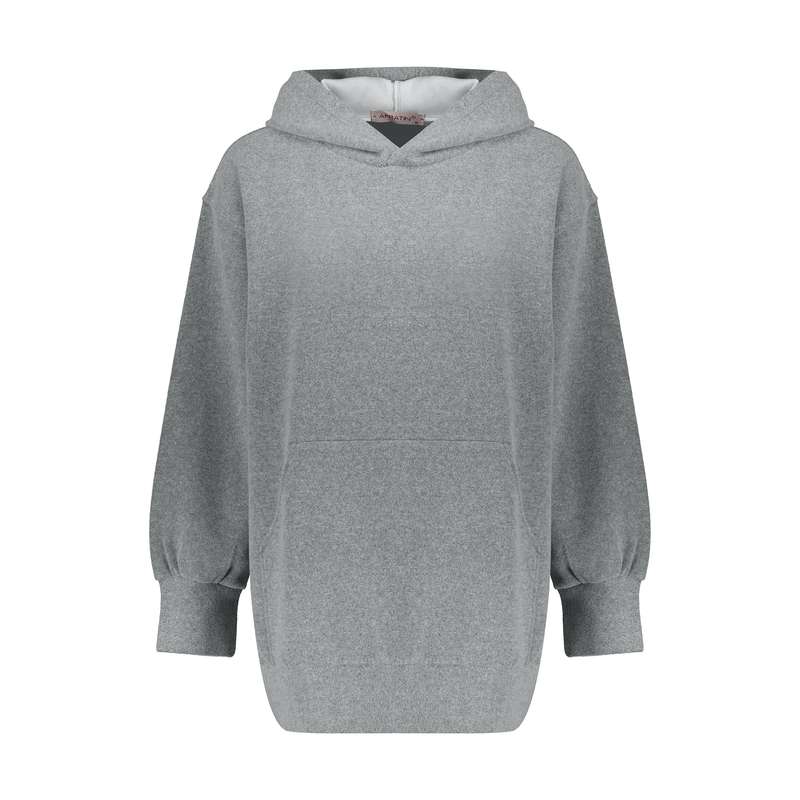 هودی زنانه افراتین مدل 8528 رنگ طوسی 