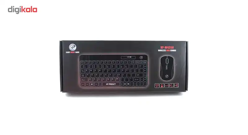 کیبورد و ماوس بی سیم ایکس پی پروداکت مدل XP W4350