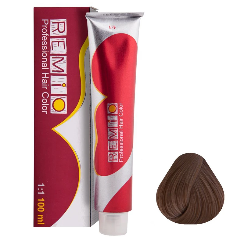 رنگ مو رمیو شماره 8/3 حجم 100 میلی لیتر رنگ بلوند زیتونی روشن