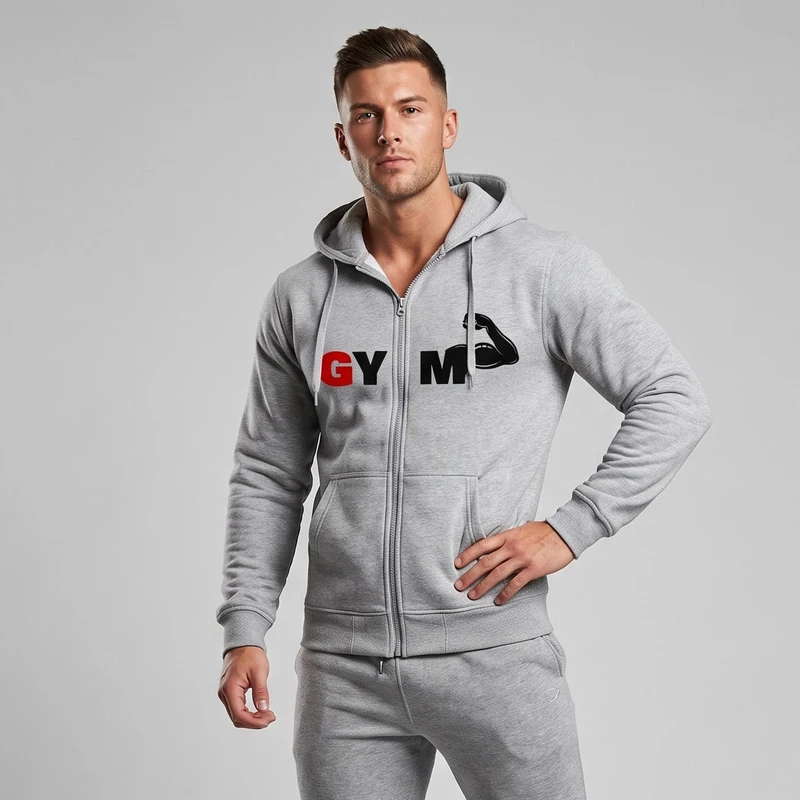 سویشرت مردانه طرح GYM کد F32