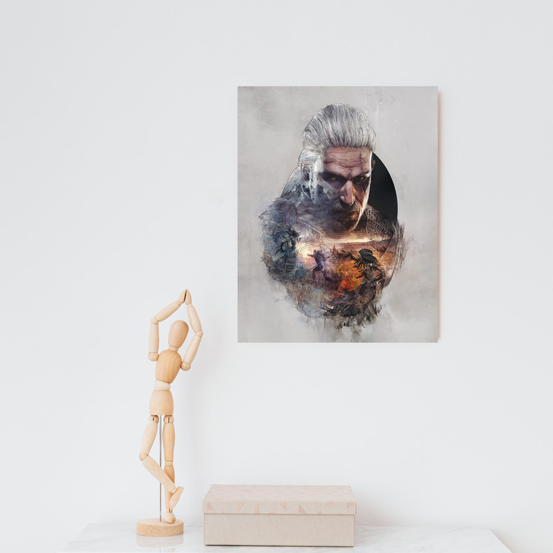 تابلو شاسی مدل گیمینگ ویچر the witcher کد 1242 تابلو شاسی مدل گیمینگ ویچر the witcher کد 1242