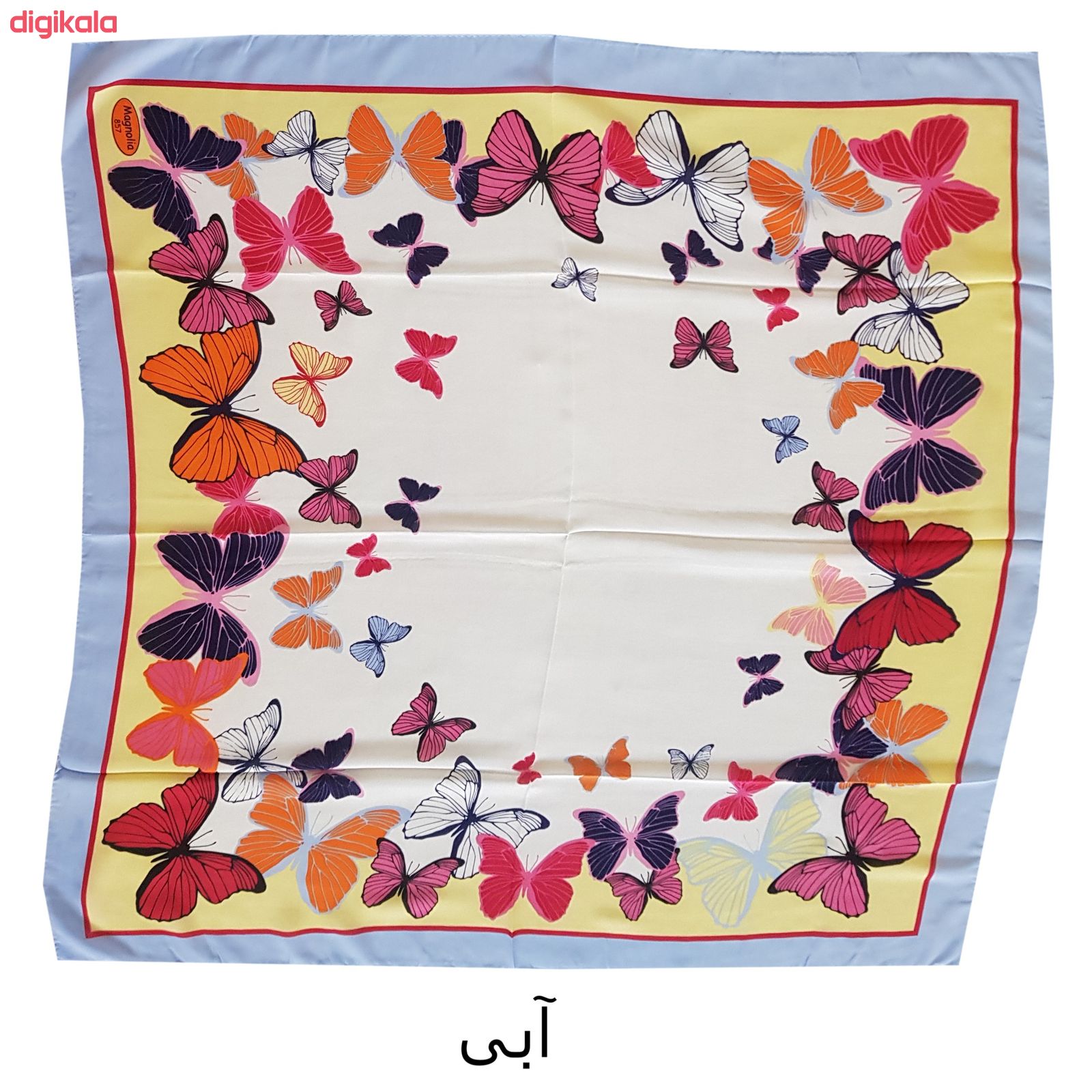 روسری دخترانه طرح پروانه کد san_022 main 1 3