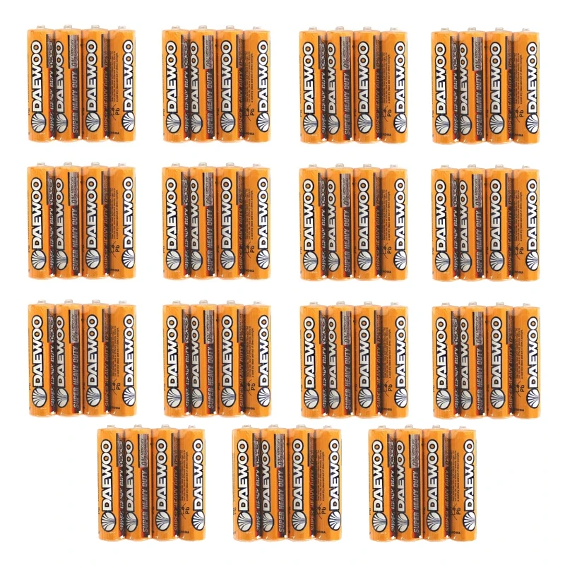 باتری قلمی دوو مدل Super Heavy Duty AA  بسته 60 عددی