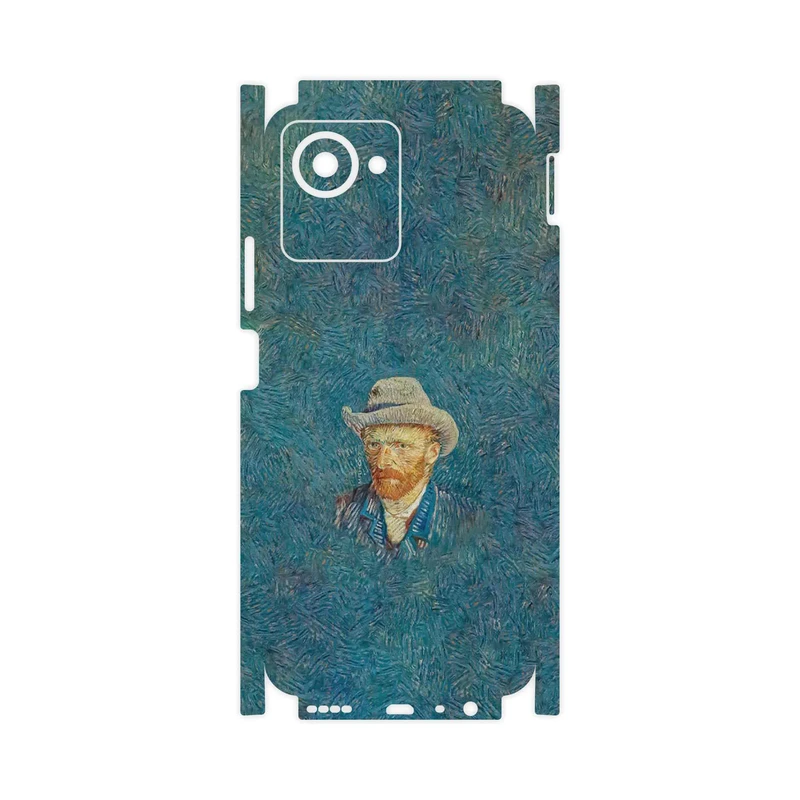 برچسب پوششی ماهوت مدل Self portrait with a gray felt hat-FullSkin مناسب برای گوشی موبایل ریلمی C30s