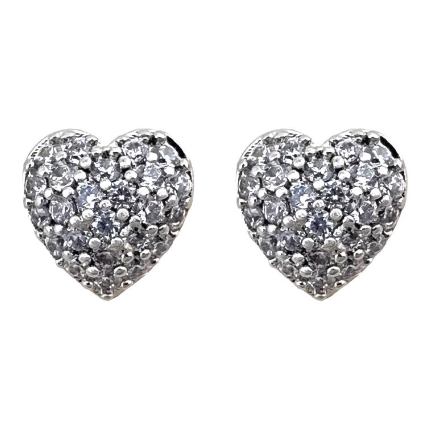گوشواره زنانه ژوپینگ مدل قلب کد E5062 -  - 1
