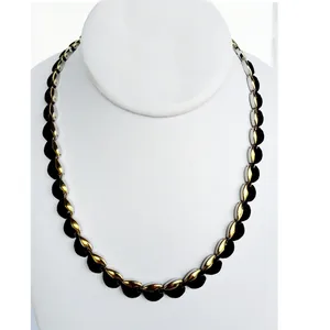 گردنبند مغناطیسی داتیس مدل Black  gold 112 مشکی طلایی