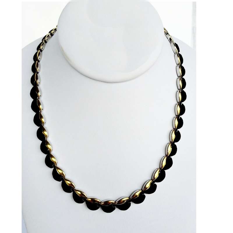 گردنبند مغناطیسی داتیس مدل Black gold 112 مشکی طلایی