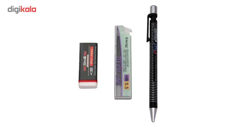 بسته مداد نوکی و نوک و مداد پاک کن  کد dmf1