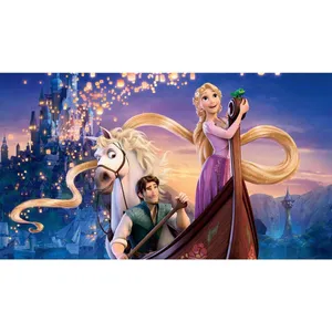 تابلو شاسی کودک طرح انیمیشن گیسو کمند کد 44HZ