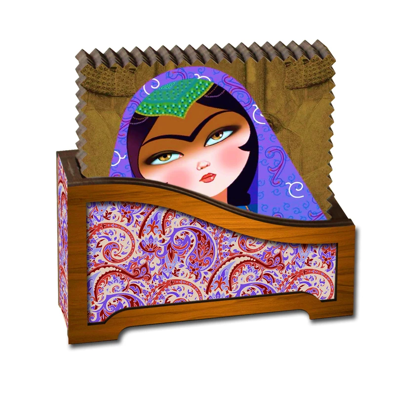 زیر لیوانی لوکسینو سری تمبر مدل ZLST 3261 بسته 6 عددی
