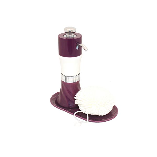 پمپ مایع ظرفشویی آتریسا مدل Dark purple Circle پمپ مایع ظرفشویی آتریسا مدل Dark purple Circle