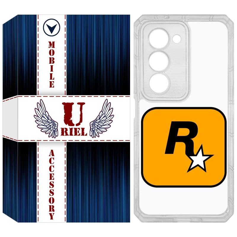 کاور یوریل مدل Clear کد 54 طرح راک استار مناسب برای گوشی موبایل شیائومی Redmi 15 4G