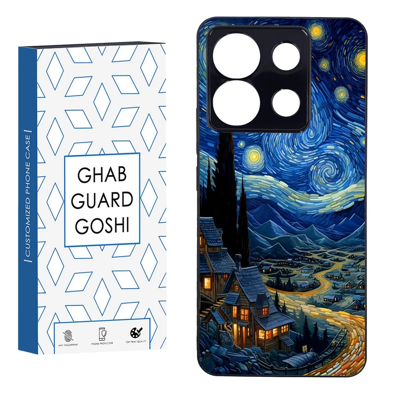 کاور قاب گارد گوشی طرح ونگوگ کد FB-069 مناسب برای گوشی موبایل شیائومی REDMI NOTE 13 PRO 5G / POCO X6
