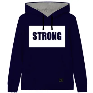 هودی پسرانه 27طرح STRONG کد J04 رنگ سرمه ای