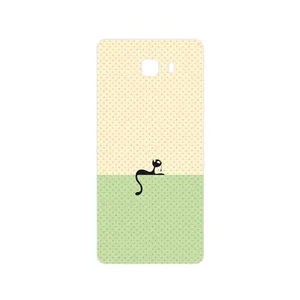 MAHOOT Minimal Internet Cat Icon Cover Sticker for Samsung Galaxy C9 Pro