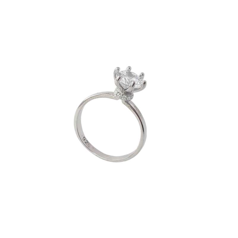 انگشتر نقره زنانه مدل هانا