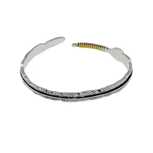 دستبند مردانه برانت مدل پر شاهین سرخپوستی