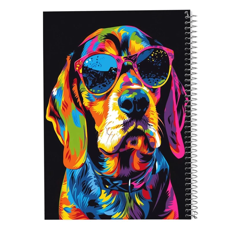 دفتر نقاشی 50 برگ مدوپد مدل سگ و گربه کد DF17358