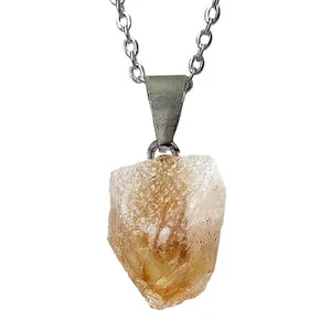 گردنبند دخترانه مدل سیترین کد 12-18