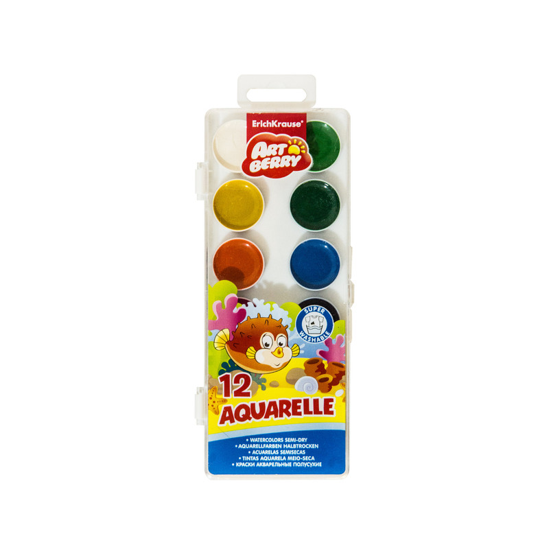 آبرنگ 12 رنگ گالری پرتو مدل AQUARELLE کد GPL02 آبرنگ 12 رنگ گالری پرتو مدل AQUARELLE کد GPL02