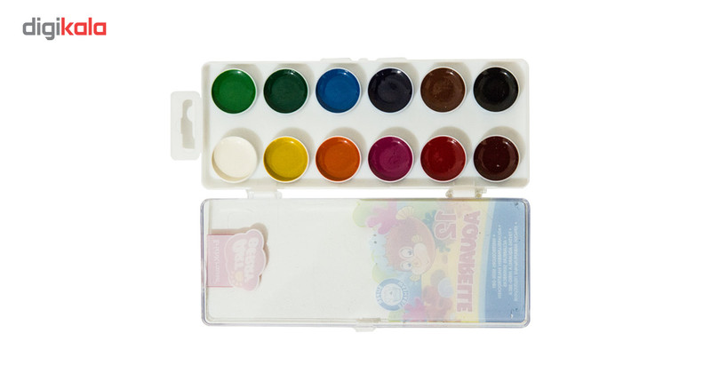 آبرنگ 12 رنگ گالری پرتو مدل AQUARELLE کد GPL02 آبرنگ 12 رنگ گالری پرتو مدل AQUARELLE کد GPL02