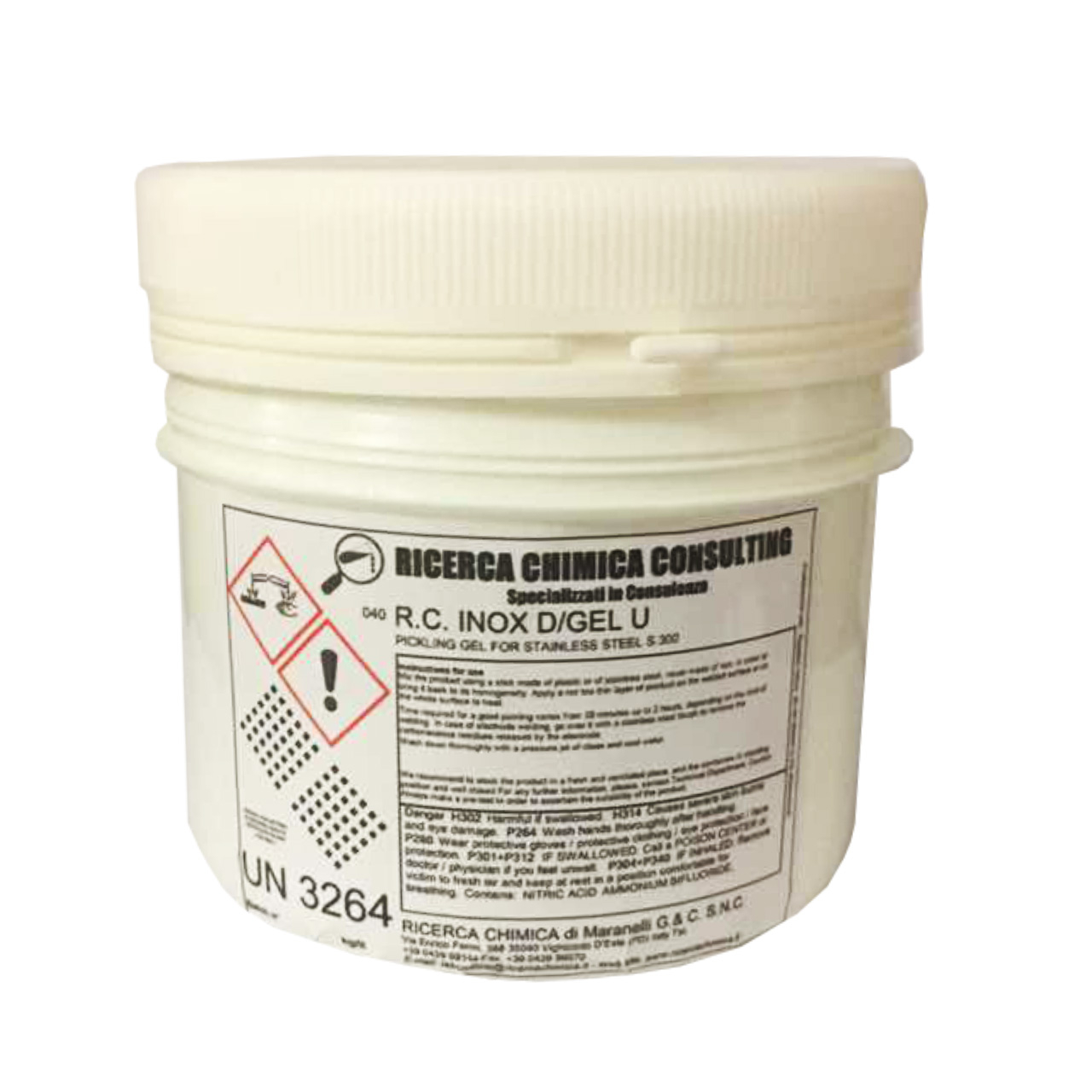ژل اسیدشویی ریچرکا مدل INOX D/GEL حجم 500 گرم