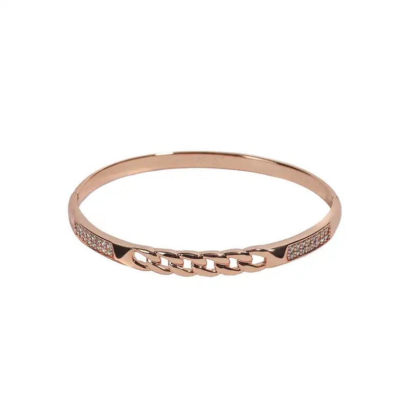 دستبند زنانه ژوپینگ مدل کارتیه نگین دار کد 101003628