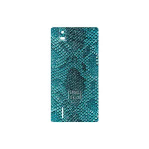 MAHOOT Blue Snake Skin Cover Sticker for Huawei Ascend P2