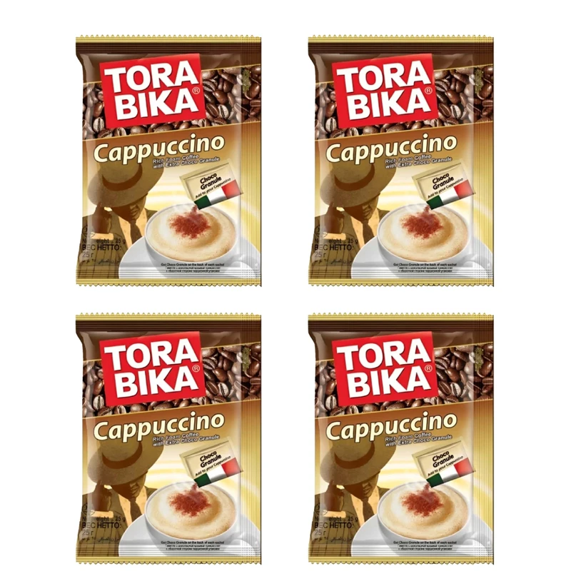 کاپوچینو تورابیکا - 25 گرم بسته 4 عددی