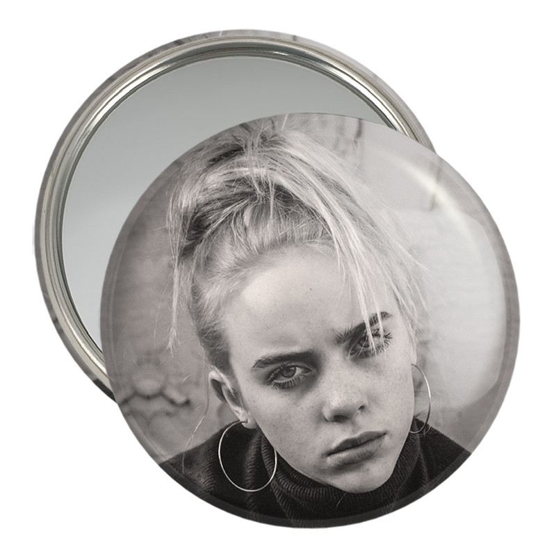 آینه جیبی خندالو مدل بیلی آیلیش Billie Eilish  کد 2767