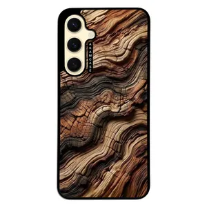 AKAM AMC-WSGS24FE-WOOD-1 Cover For Samsung Galaxy S24 FE