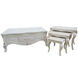 میز جلومبلی آمیتیس مدل CTHUW13 - 840  با 3 عدد میز عسلی