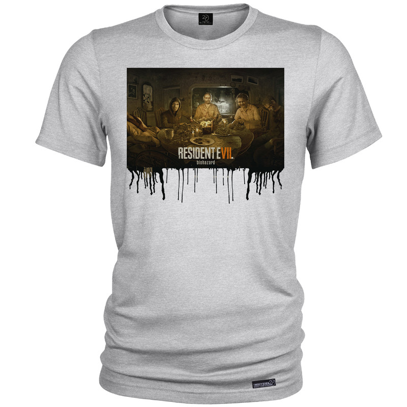 تی شرت آستین کوتاه مردانه 27 مدل Resident Evil VII کد MH1398