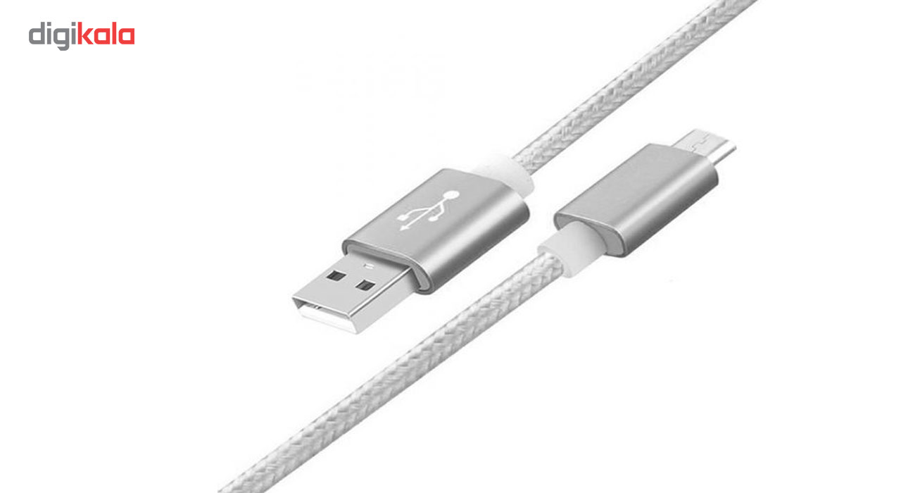 کابل شارژ USB به microUSB توتو مدل Woven طول 1متر