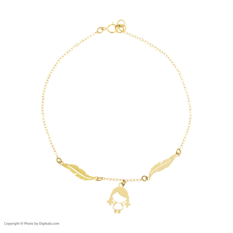 پابند طلا 18 عیار زنانه میو گلد مدل GD586