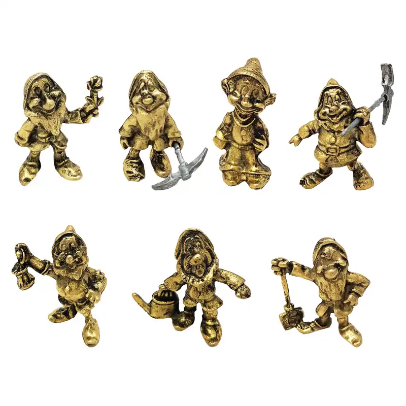 مجسمه فلزی مدل هفت کوتوله مجموعه 7 عددی