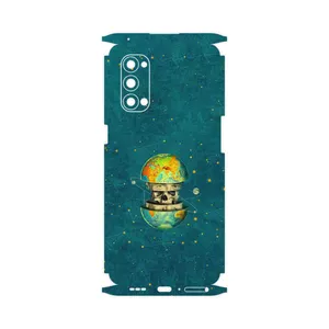 MAHOOT Collage of Earth Face-FullSkin Cover Sticker for Oppo Reno4 Pro 5G