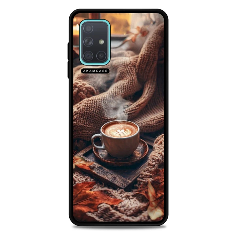 کاور آکام مدل AMC-WSGA71-COFFEE-17 مناسب برای گوشی موبایل سامسونگ Galaxy A71